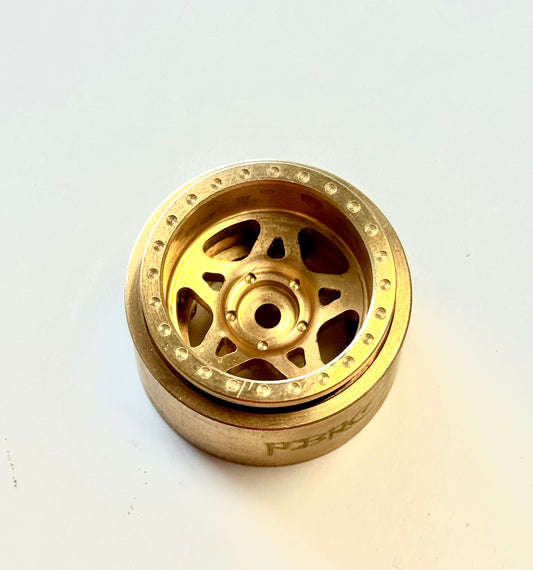 1.0 RAW BRASS STAR WHEELS