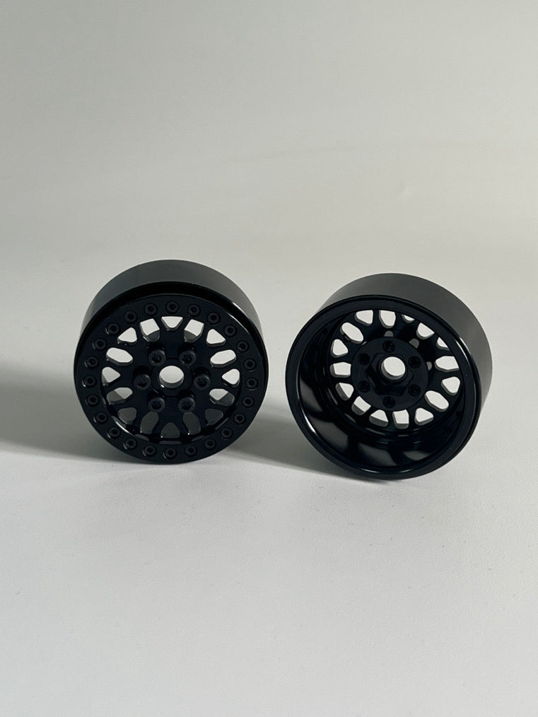 PBRC 1.9 BLACK FLAT FACE WHEEL