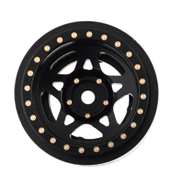 1.0 BLACK BRASS STAR WHEELS